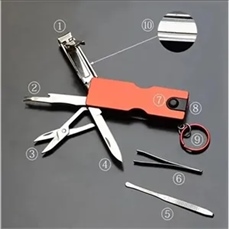 10 in 1 Multi Tool Keychain Knife
