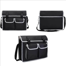 14-inch Wide Mouth Tool Bag with Water Proof Molded Base