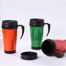 14 oz. Insulated Plastic Travel Mugs