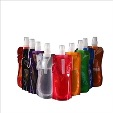 16 oz BPA Free Squeeze Water Bottle Bag
