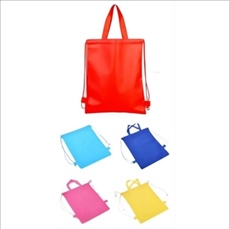 2 IN 1 Non-Woven Drawstring Backpack and Tote Bag