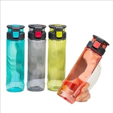 24 Oz Portable Plastic Sports Water Bottle