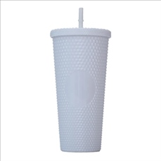 24Oz Water Cup Tumbler Straw With lid Pineapple Studded