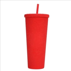 24Oz Water Cup Tumbler Straw With lid Pineapple Studded