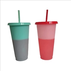 24oz Reusable Color-changing Tumbler