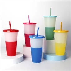 24oz Reusable Color-changing Tumbler