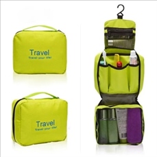 3 Sections Hanging Travel Toiletry Bag Organizer Makeup Case