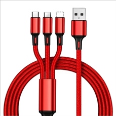 3 in 1 Cable Nylon Braided Charging Cord