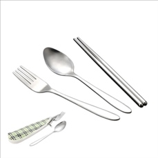 5 Pieces Silverware Flatware Cutlery Set