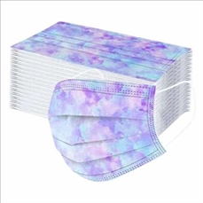 50 Pack Tie Dye Disposable Face Mask