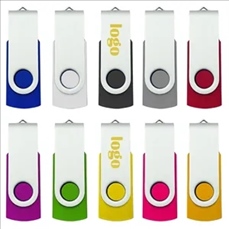 8GB Metal Rotating USB Swivel Flash Drive Promotional Gift