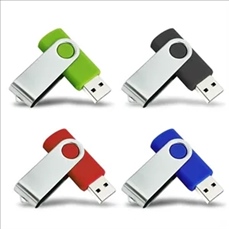 8GB Metal Rotating USB Swivel Flash Drive Promotional Gift