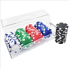 ABS Dice Striped Poker Chips 11.5 gram