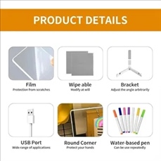 Acrylic fluorescent board LED light