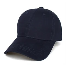 Adjustable Cotton Snapback Cap Metal Buckle Breathable