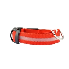 Adjustable Light Up Safety Nylon pets Collars