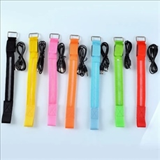 Adjustable Light Up Safety Nylon pets Collars