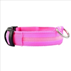 Adjustable Light Up Safety Nylon pets Collars