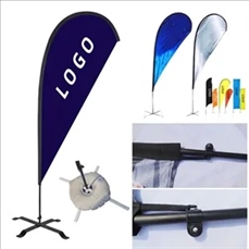Adversting Beach Knife Flag Kit