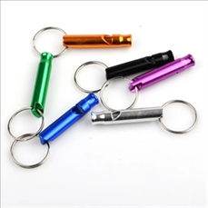 Aluminum Whistle Key Chain