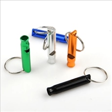 Aluminum Whistle Key Chain