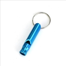 Aluminum Whistle Key Chain