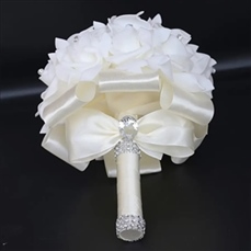 Artificial Wedding Holding Bouquet Flowers