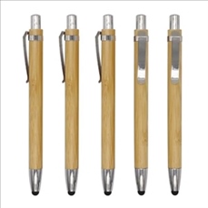 Bamboo Capacitive Stylus Ballpoint Pen
