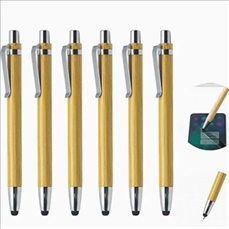 Bamboo Capacitive Stylus Ballpoint Pen