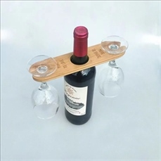 Bamboo Wine Glass Holder