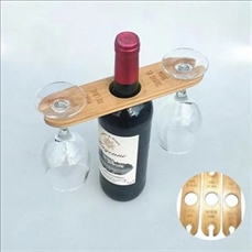 Bamboo Wine Glass Holder