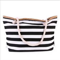 Beach Canvas Boat Tote