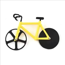 Bicycle Shaped Pizza Cutter Stainless Steel Slicer