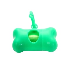Bone Shaped Dog Poop Bag Holder with Dispenser