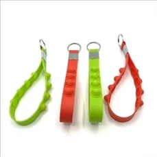 Bubble silicone keychain