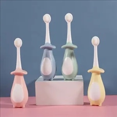 Cartoon Penguin Children's Soft Toothbrush