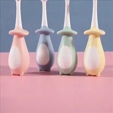 Cartoon Penguin Children's Soft Toothbrush