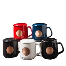 Ceramics and Copper Coffee Mug