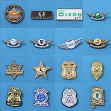 Childrens souvenir relief plastic badge