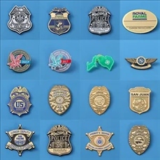 Childrens souvenir relief plastic badge