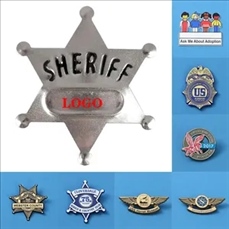 Childrens souvenir relief plastic badge