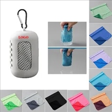 Chill Ice-Silk Gym Towel Sweat-Wicking Quick-Dry Non-Slip