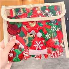 Christmas Bow Hair Card