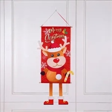 Christmas Reindeer Snowman Banner Decorations