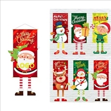 Christmas Reindeer Snowman Banner Decorations