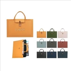Classic PU customized Laptop Briefcase