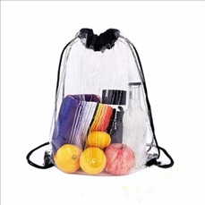 Clear Drawstring Bag,Transparent PVC Backpack