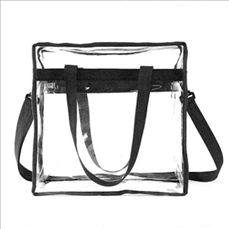 Clear Tote Bag Adjustable Strap Stadium Approved