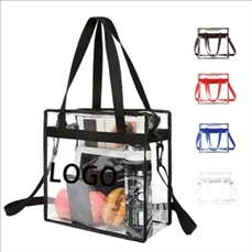 Clear Tote Bag Adjustable Strap Stadium Approved
