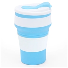 Collapsible Cup Silicone Folding Mug Sport bottle with Lids